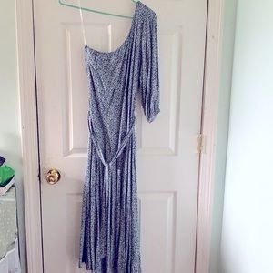 AEO Slit Midi Dress Medium One Shoulder